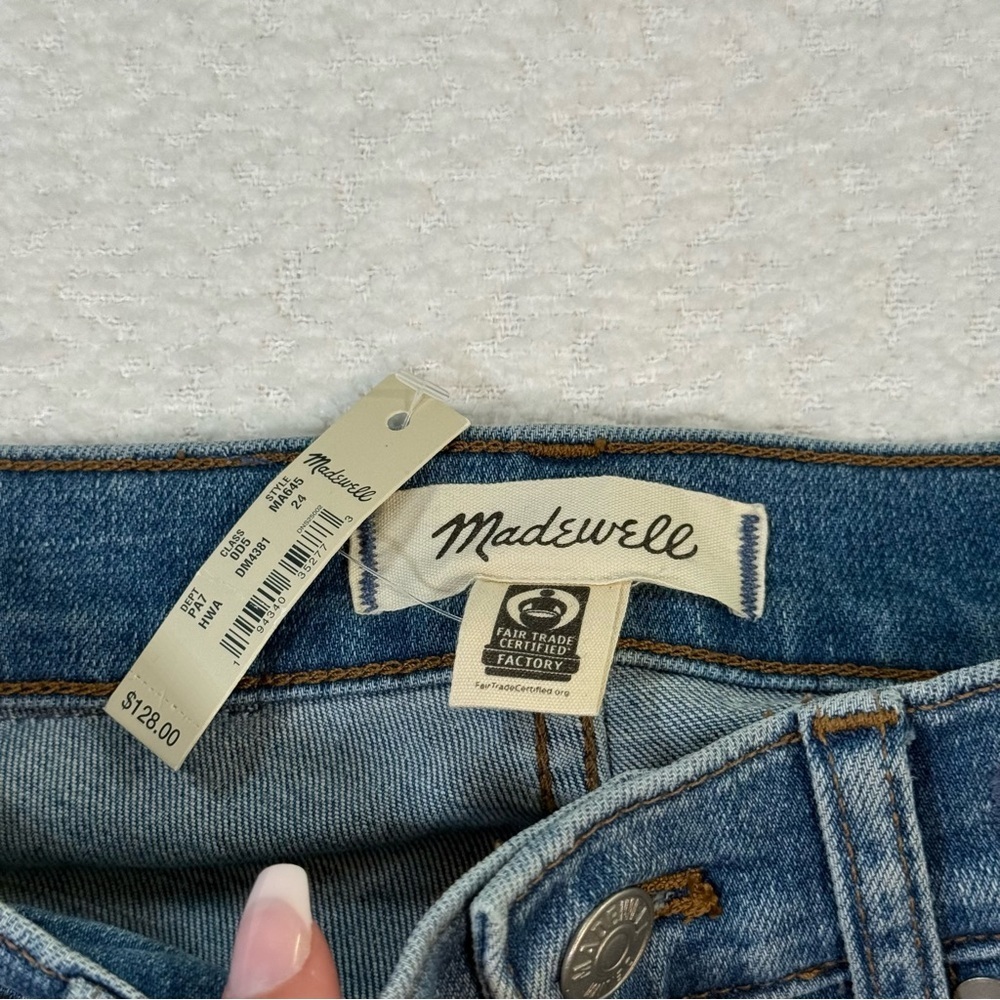 NWT Madewell 10'' inch high rise skinny jean med wash size 24 casual trendy - Picture 7 of 10